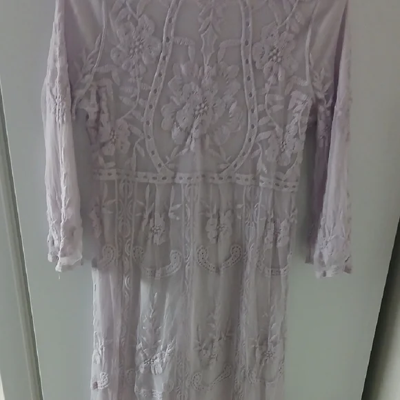 Orange Creek Lilac Embroidered Long Sleeve Dress - Picture 5 of 5